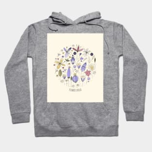 Flower child - soft yellow Hoodie